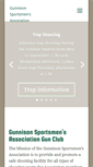 Mobile Screenshot of gunnisonsportsmens.com
